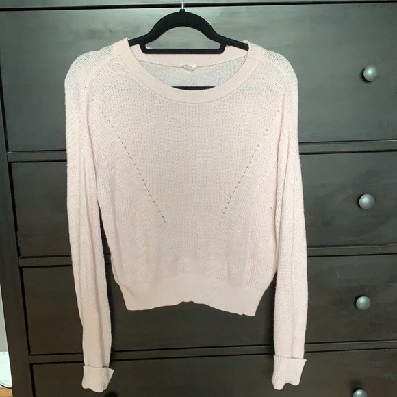 Light pink long sleeve shirt from Garage, medium. - Picture 2 of 4